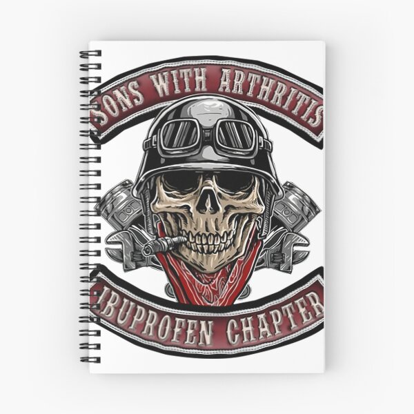 Item preview, Biker Skull Sons With Arthritis Ibuprofen Chapter designed and sold by yaminuke309.