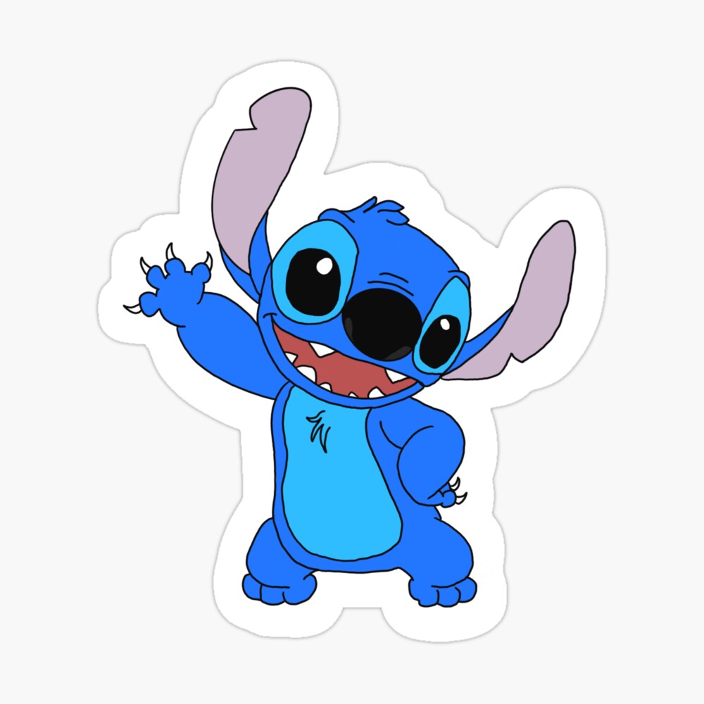 Stitch Confused Sticker for Sale by ss52