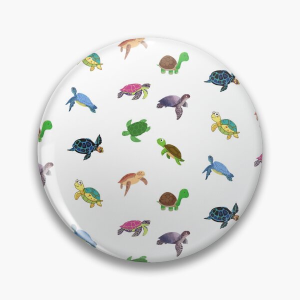 Item preview, Colorful cute turtle ( buy large or medium in a sticker) designed and sold by vashumaso.