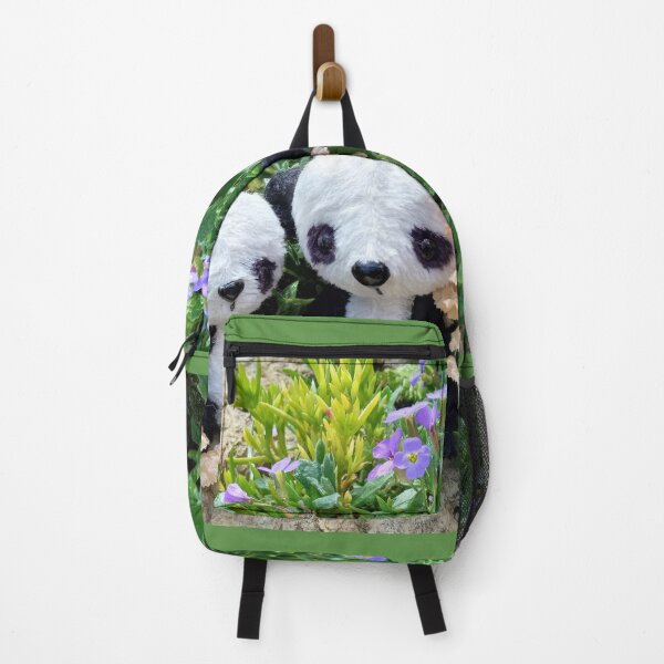 Item preview, Handmade bears from Teddy Bear Orphans - Pandas in the garden designed and sold by Teddy Bear Orphans .