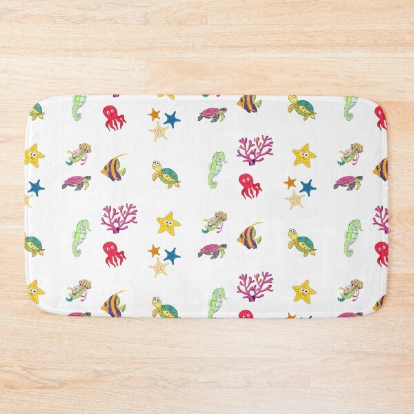 Item preview, Cute aquatic animals ( buy large or medium in a sticker) designed and sold by vashumaso.