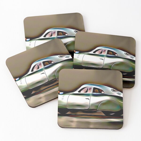 Item preview, Vintage Streamliner Coupe Art Print – Classic Retro Racing Car designed and sold by Road To Track.