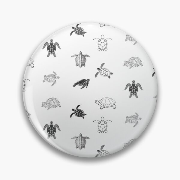 Item preview, Grey sketch turtle ( buy large or medium in a sticker) designed and sold by vashumaso.