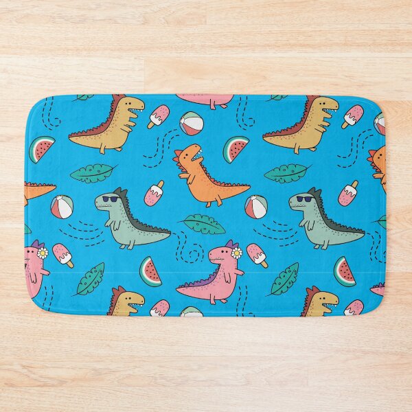 Item preview, T-Rex Summer Fun Blue designed and sold by keeleypost.