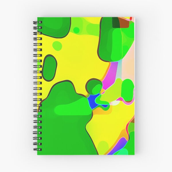 Item preview, Funky salad sample - abstract landscape designed and sold by Xdelacra.