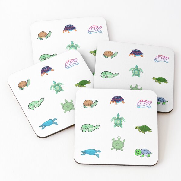 Item preview, Cute turtle bundle ( buy large or medium in a sticker) designed and sold by vashumaso.
