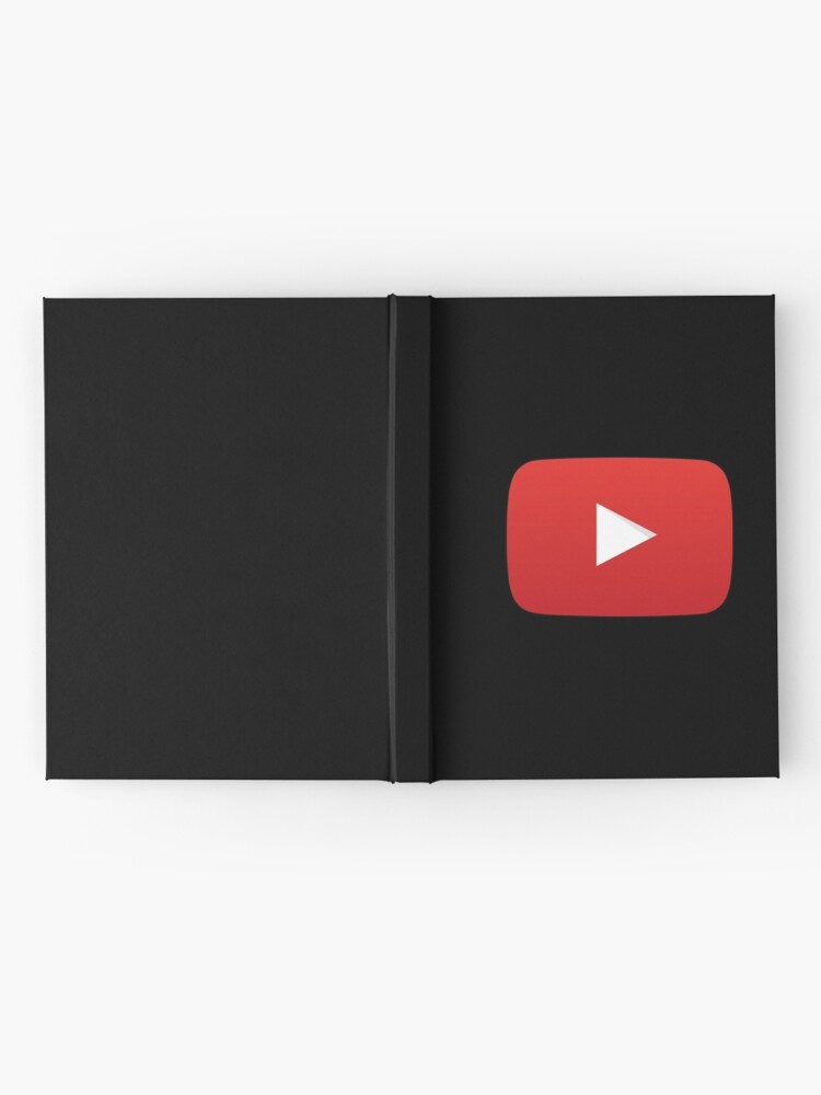 Carnet Cartonne Bouton Youtube Fond Noir Par Itsdk Redbubble