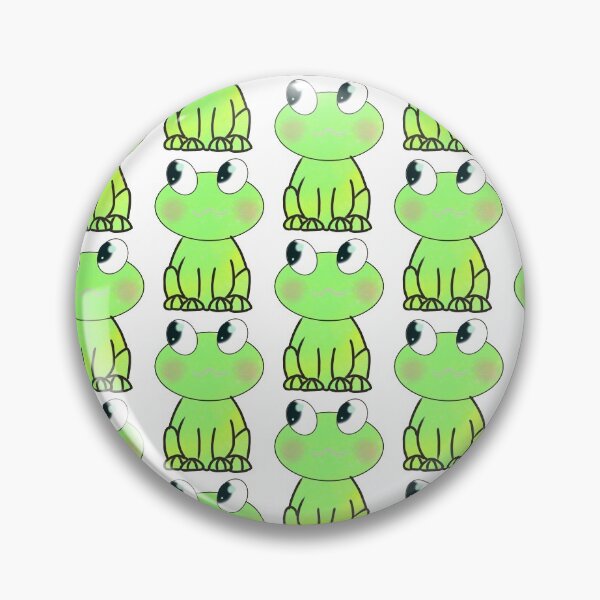 Item preview, The happy frog (white patern design) designed and sold by OneDrawingGirl.