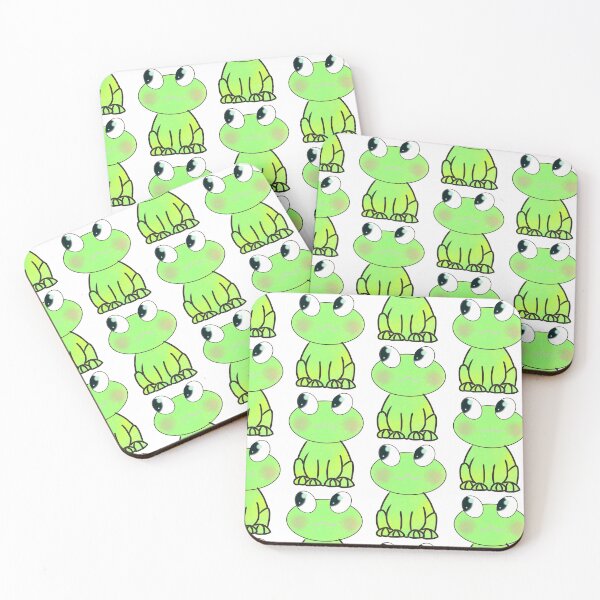 Item preview, The happy frog (white patern design) designed and sold by OneDrawingGirl.