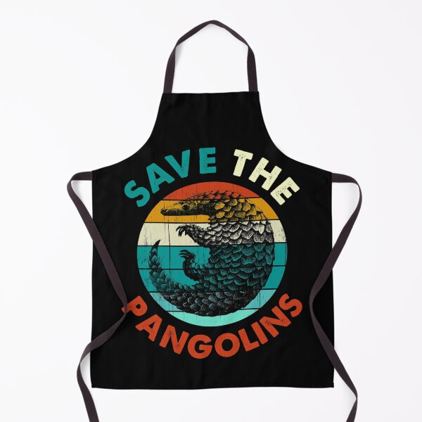 Item preview, Save the Pangolins Vintage Retro Style Draw designed and sold by NUMAcreations.