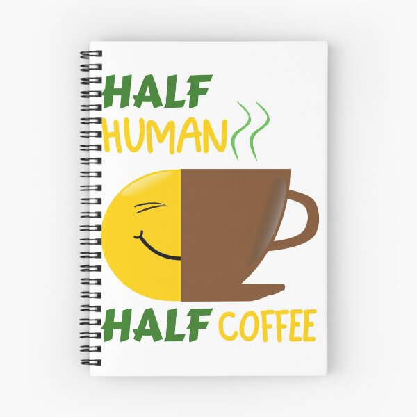 Item preview, Half Human Half Coffee Funny designed and sold by argonmart18.
