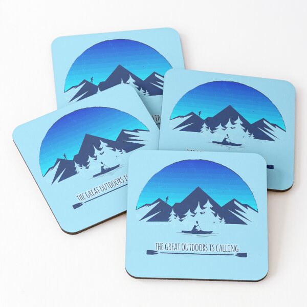 Item preview, The Great Outdoors Is Calling - Blue 06 designed and sold by serenaking.