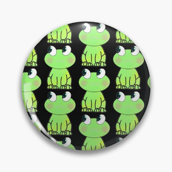 Item preview, The happy frog (black patern design) designed and sold by OneDrawingGirl.