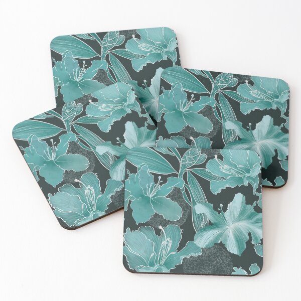 Item preview,  Delicate seamless pattern with beautiful scenic rhododendron flowers, with beautiful curly petals. designed and sold by ANAKOTO.
