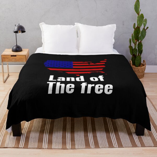 Item preview, Land of the free American flag designed and sold by JustSaiyan1.