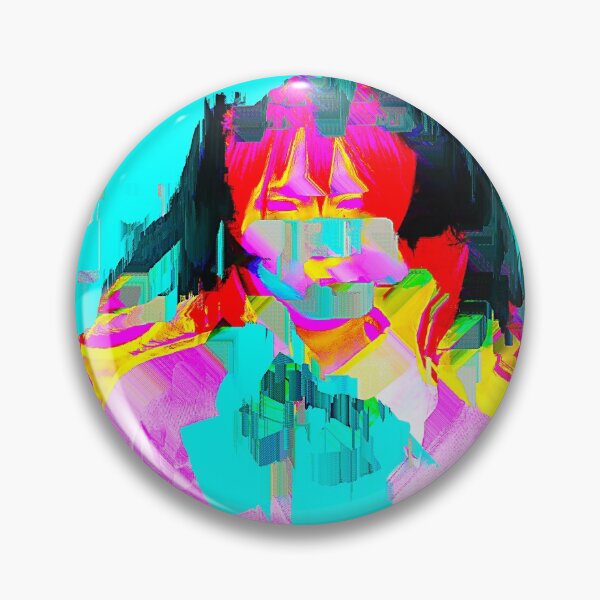 Item preview, Anime Cosplay Girl Trippy Glitch Art 06 designed and sold by glitchhub.