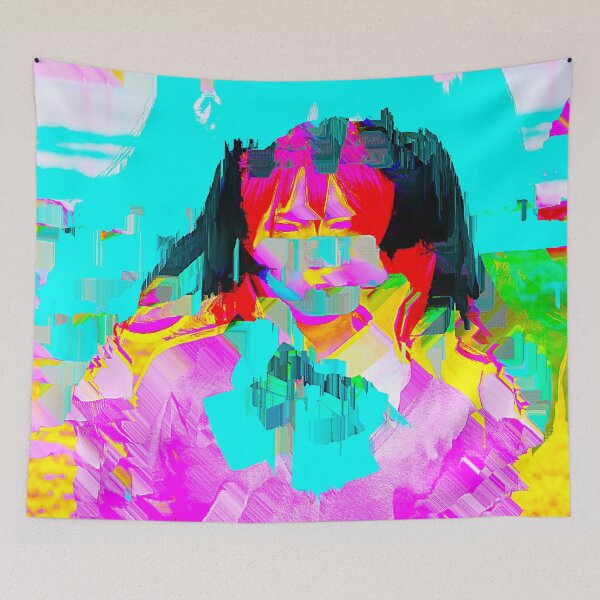 Item preview, Anime Cosplay Girl Trippy Glitch Art 06 designed and sold by glitchhub.