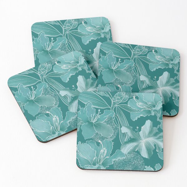 Item preview, Delicate seamless pattern with beautiful scenic rhododendron flowers, with beautiful curly petals. designed and sold by ANAKOTO.