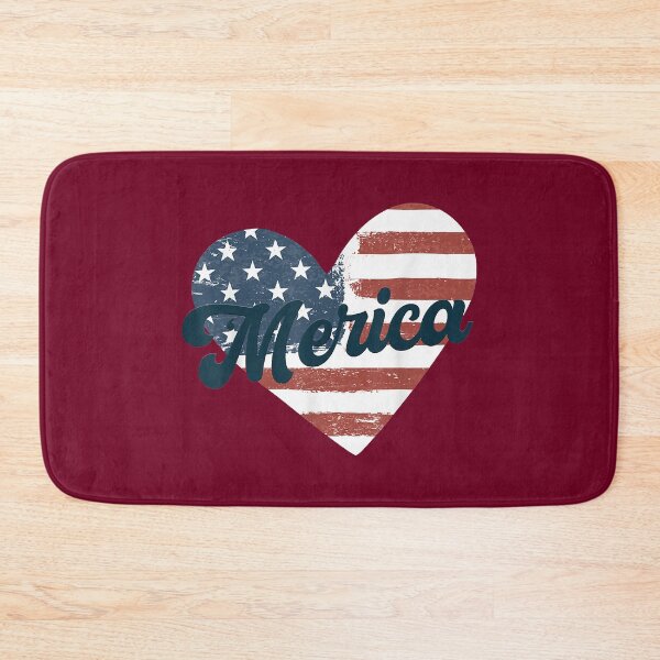 Item preview, Merica Heart Flag July 4th patriotic designed and sold by GenettGbbot.