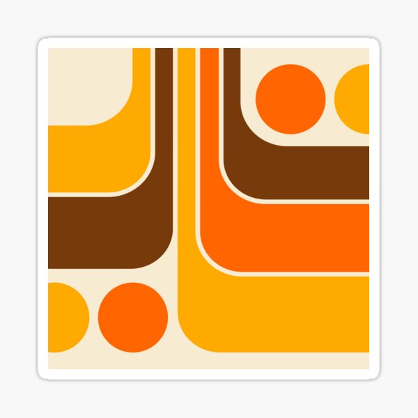 Artikel-Vorschau von Geometrisches Retro-Design 624, designt und verkauft von tonymagnerart.