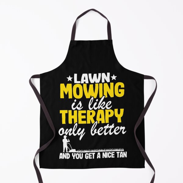 Item preview, Lawn Mowing Is Like Therapy Gardening Mowing Dad Gift designed and sold by Stronzi.