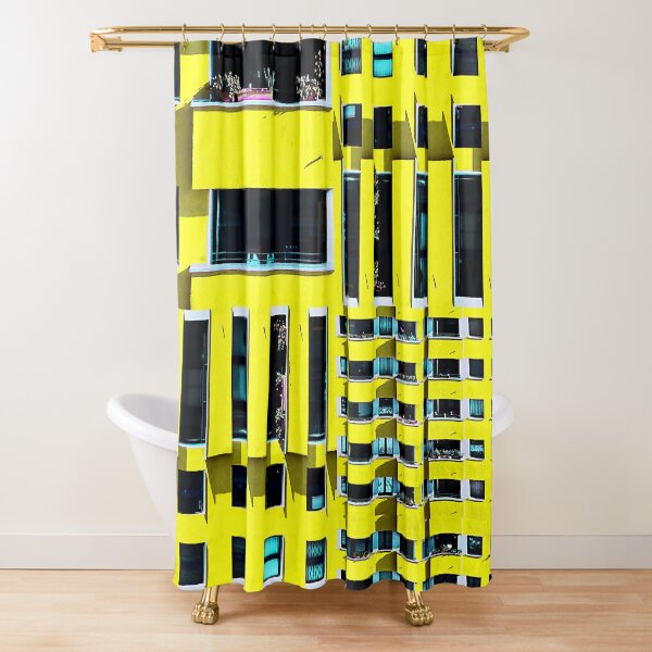 Item preview, Apartment Building Brutalism Art Pattern 02 designed and sold by glitchhub.
