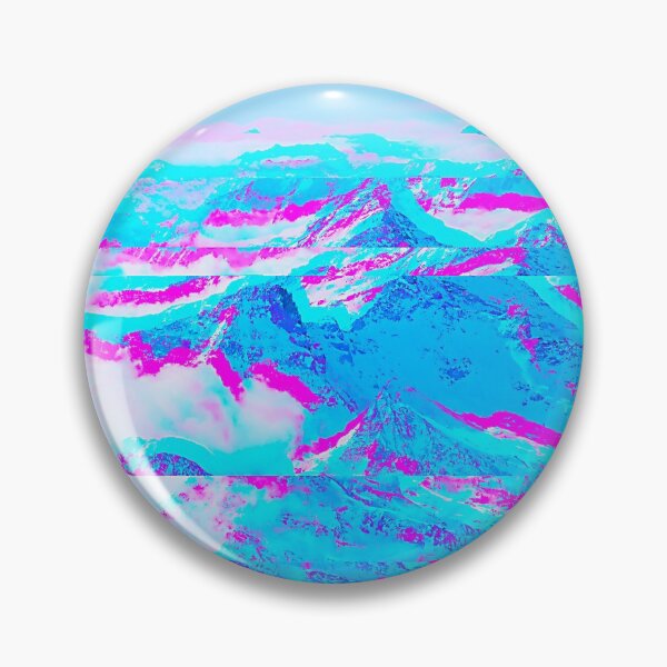 Item preview, Mountains Vaporwave Glitch Art designed and sold by glitchhub.