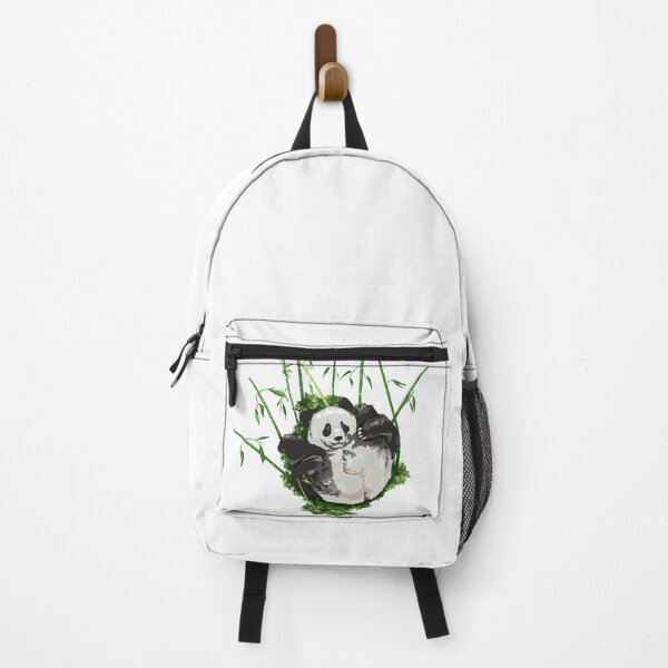 Item preview, Panda's butt with bamboo, medium print white edition designed and sold by bye-then.