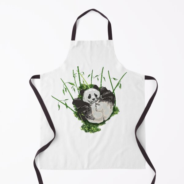 Item preview, Panda's butt with bamboo, medium print white edition designed and sold by bye-then.