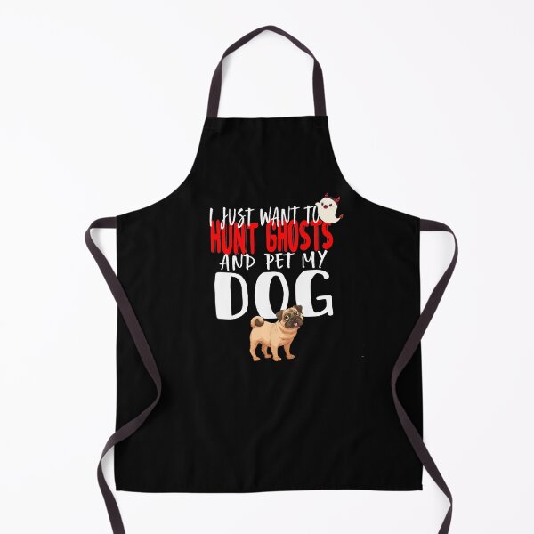 Item preview, I Just Want To Hunt Ghosts And Pet My Dog-Funny Halloween Saying Gift To Brown Pug Owner Dog,Mom Halloween Present designed and sold by Rassitni.