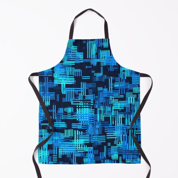Item preview, Random Crosshatch Pattern in Shades of Blue designed and sold by Lyle Hatch.