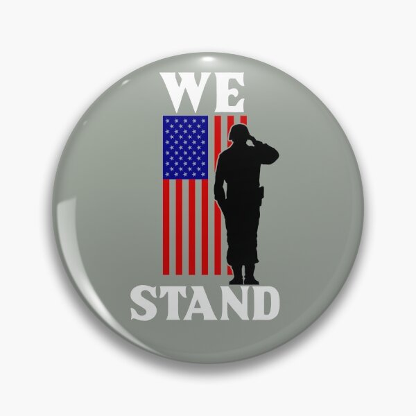 Item preview, We stand for the flag American soldier  designed and sold by JustSaiyan1.