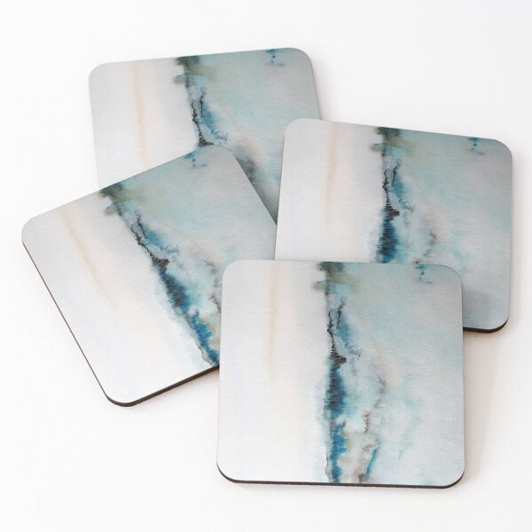 Item preview, Abstraction Turquoise  watercolor Fineart designed and sold by VittaArtDream.