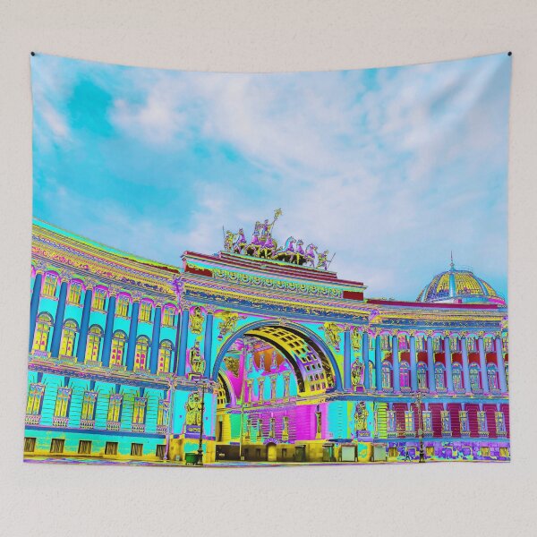 Item preview, Saint Petersbrug, Russia Vaporwave Glitch Art designed and sold by glitchhub.