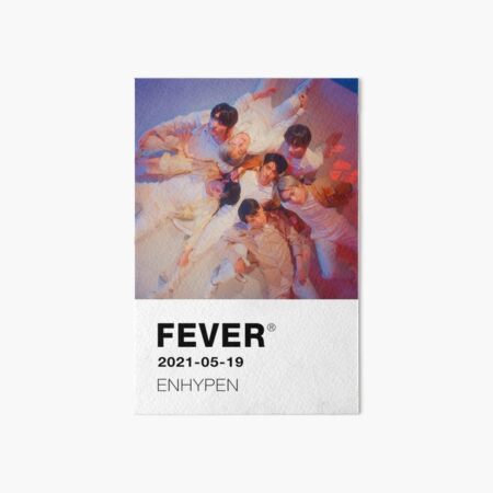 FEVER PANTONE Card ENHYPEN Art Board Print