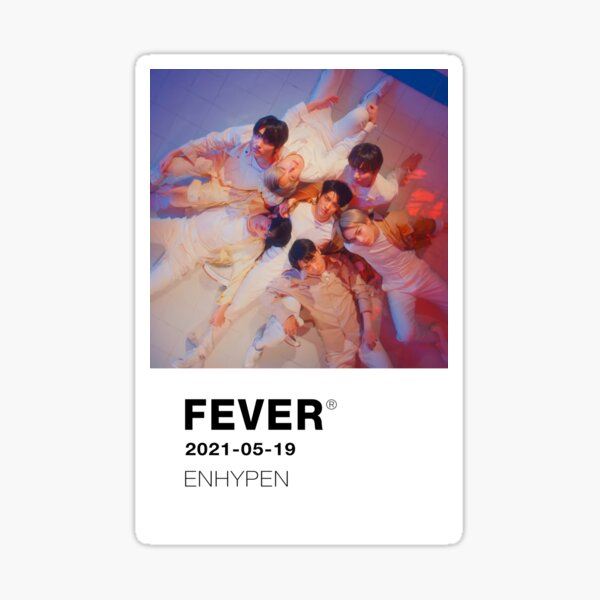 Carte FEVER PANTONE ENHYPEN Sticker