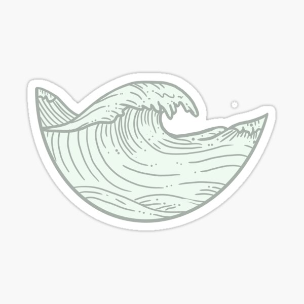 Item preview, Green Wave  designed and sold by amarabhatia.