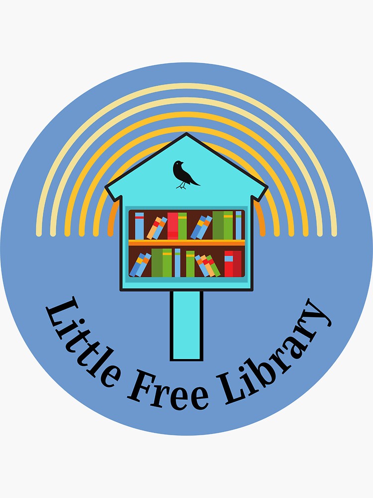 Little Free Library Rainbow by BJEdesign