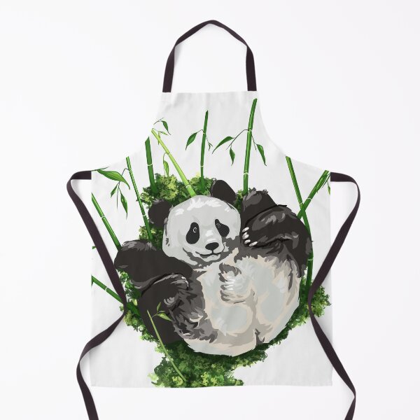 Item preview, Panda's butt with bamboo, large print white edition designed and sold by bye-then.