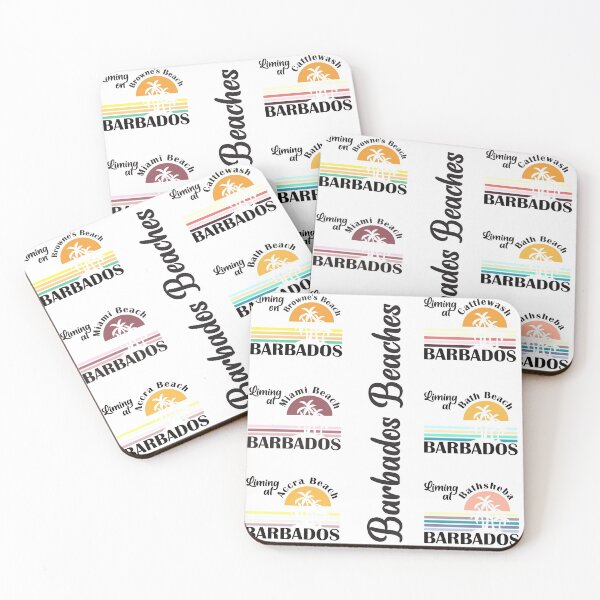 Item preview, Barbados Beaches Sunrise/Sunset Sticker Pack designed and sold by MimsTees.