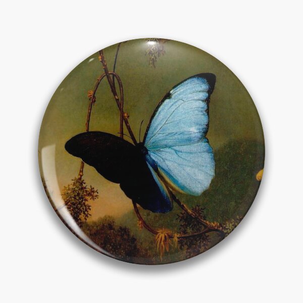 Item preview, Blue Morpho Butterfly by Martin Johnson Heade designed and sold by IndieArtDream.