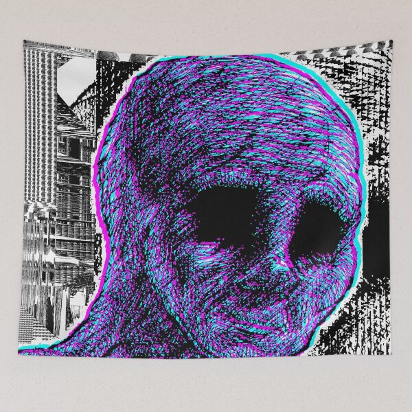 Item preview, Defeated and Demoralized Vaporwave Glitch Art designed and sold by glitchhub.