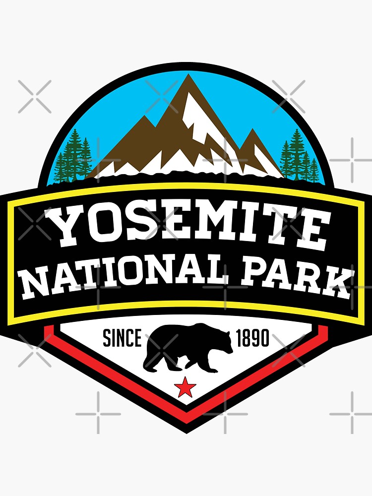 YOSEMITE NATIONAL PARK CALIFORNIA BEAR MOUNTAIN HIKING CAMPING CLIMBING by MyHandmadeSigns