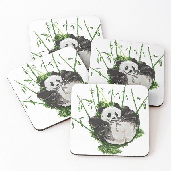 Item preview, Panda's butt with bamboo, large print white edition designed and sold by bye-then.