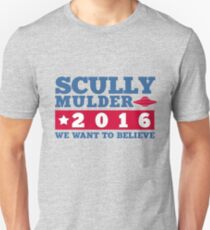 Scully & Mulder Campaign 2016 Unisex T-Shirt