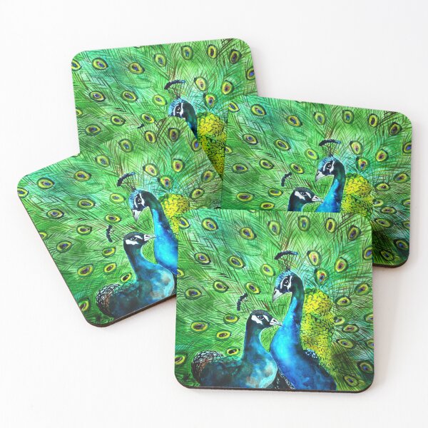 Item preview, Peacocks designed and sold by ArtLanaStudio.