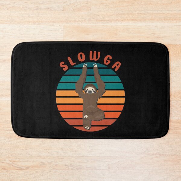 Aperçu de l'œuvre Slowga Sloth Yoga Décélération Mindfulness créée et vendue par OmmeDesigns.