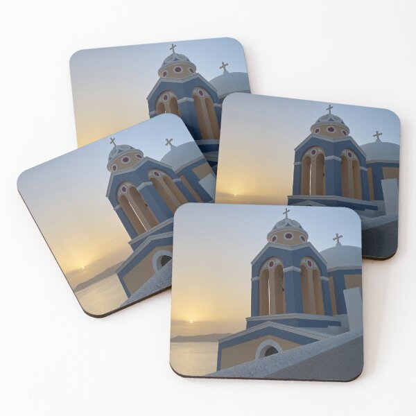 Item preview, Church in Santorini designed and sold by MichiMuenzi.