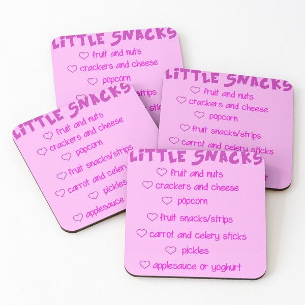 Item preview, Little Snack Ideas Pink designed and sold by babyjoonie.