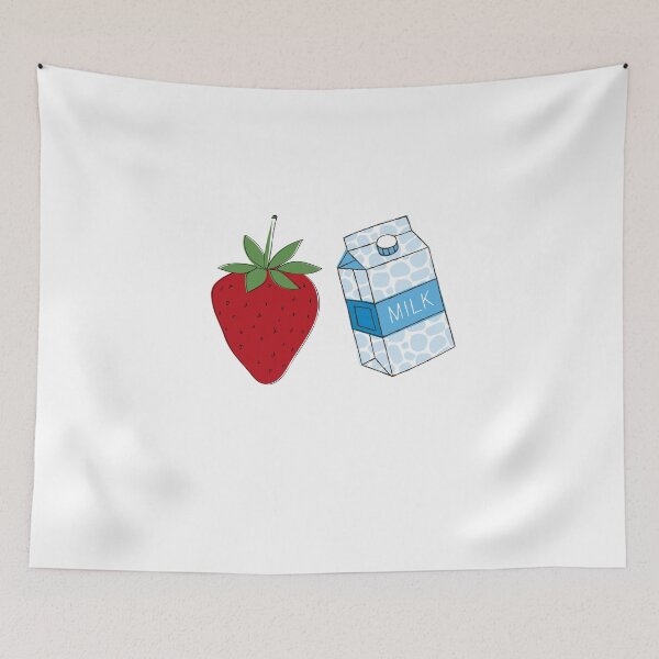 Item preview, Strawberry and Milk designed and sold by Xpressnme.